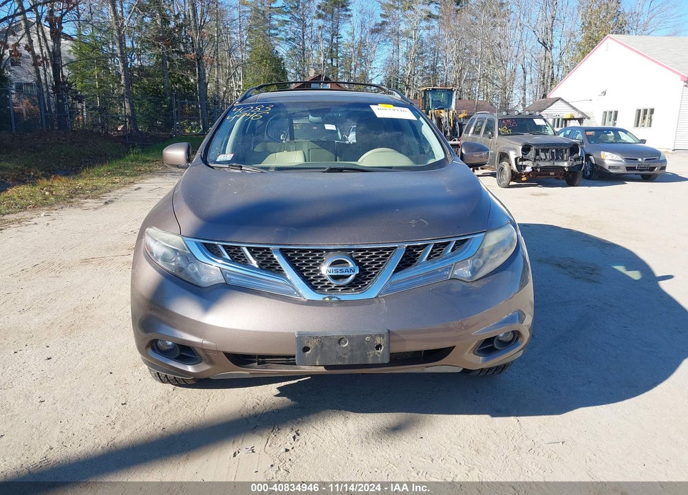 2012 NISSAN MURANO LE VIN: JN8AZ1MW4CW228491