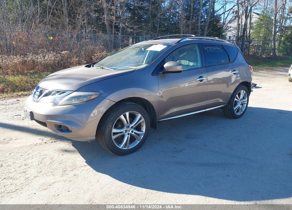 2012 NISSAN MURANO LE VIN: JN8AZ1MW4CW228491
