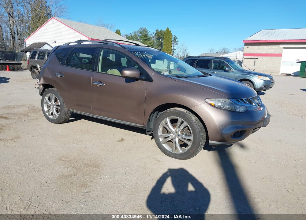 2012 NISSAN MURANO LE VIN: JN8AZ1MW4CW228491