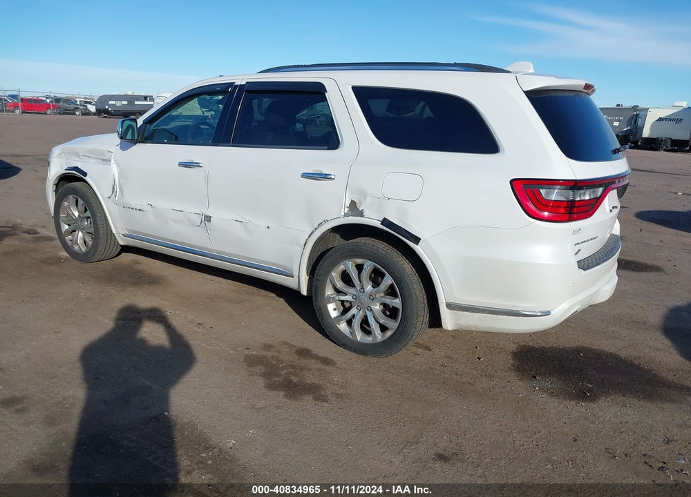2018 DODGE DURANGO CITADEL AWD VIN: 1C4SDJET2JC176411