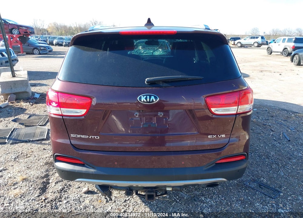 2016 KIA SORENTO 3.3L EX VIN: 5XYPHDA53GG174934