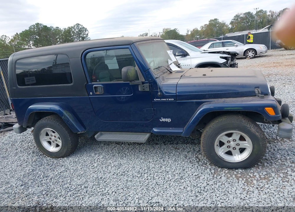 2005 JEEP WRANGLER UNLIMITED VIN: 1J4FA44S25P343928
