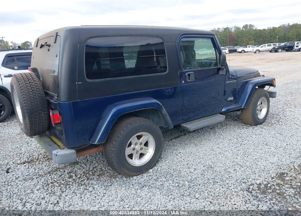 2005 JEEP WRANGLER UNLIMITED VIN: 1J4FA44S25P343928
