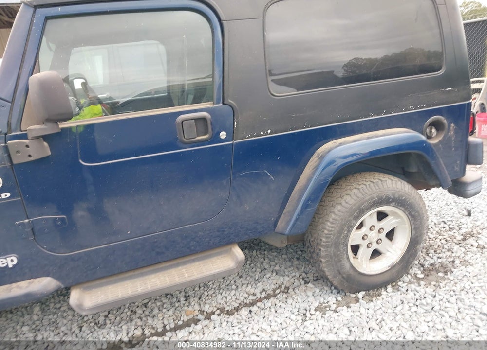 2005 JEEP WRANGLER UNLIMITED VIN: 1J4FA44S25P343928