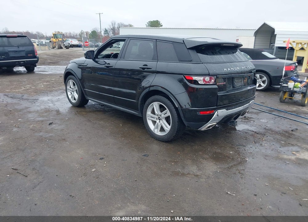 2013 LAND ROVER RANGE ROVER EVOQUE PURE VIN: SALVT2BG5DH853481