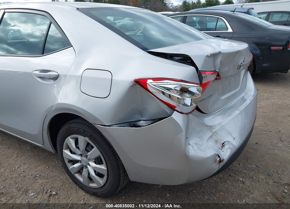 2015 TOYOTA COROLLA LE VIN: 2T1BURHEXFC475123
