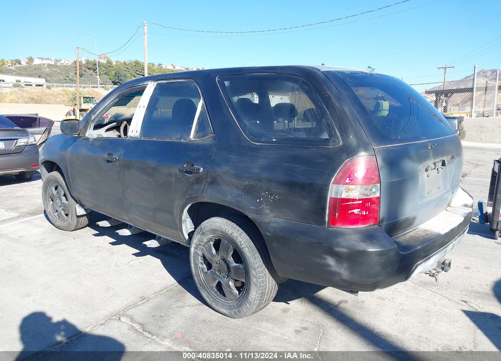 2003 ACURA MDX VIN: 2HNYD182X3H510899