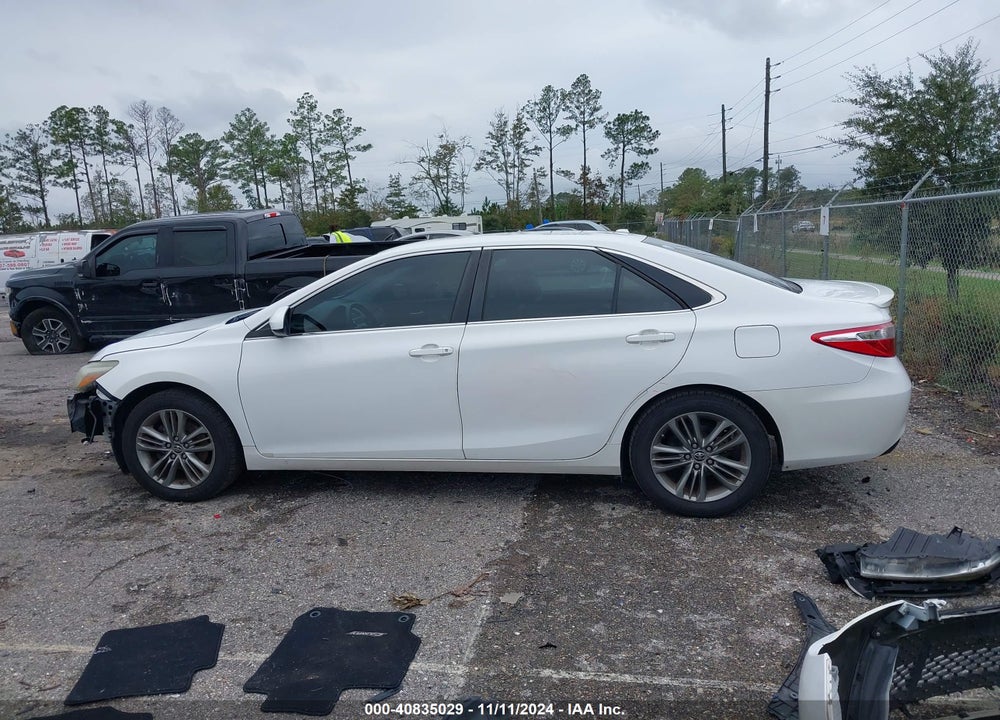 2016 TOYOTA CAMRY SE VIN: 4T1BF1FK4GU125376