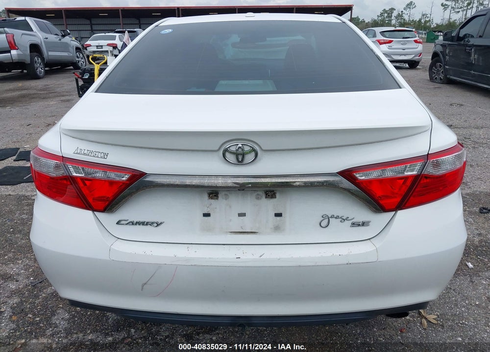 2016 TOYOTA CAMRY SE VIN: 4T1BF1FK4GU125376