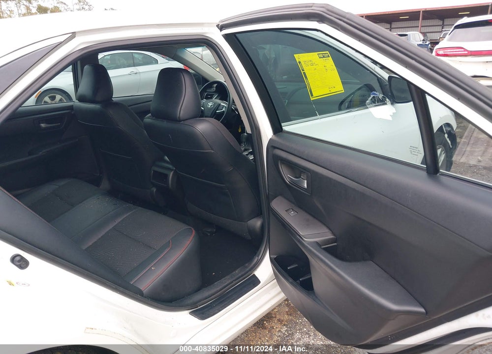 2016 TOYOTA CAMRY SE VIN: 4T1BF1FK4GU125376