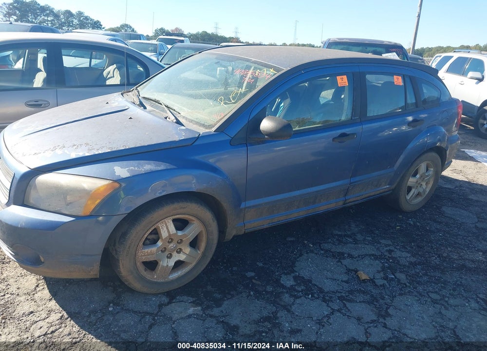 2007 DODGE CALIBER SXT VIN: 1B3HB48BX7D535660
