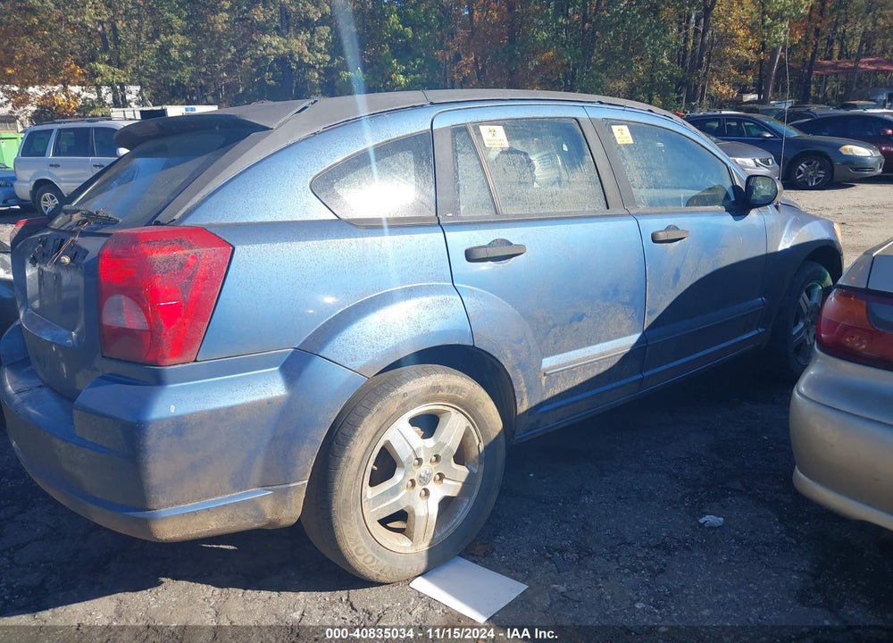 2007 DODGE CALIBER SXT VIN: 1B3HB48BX7D535660