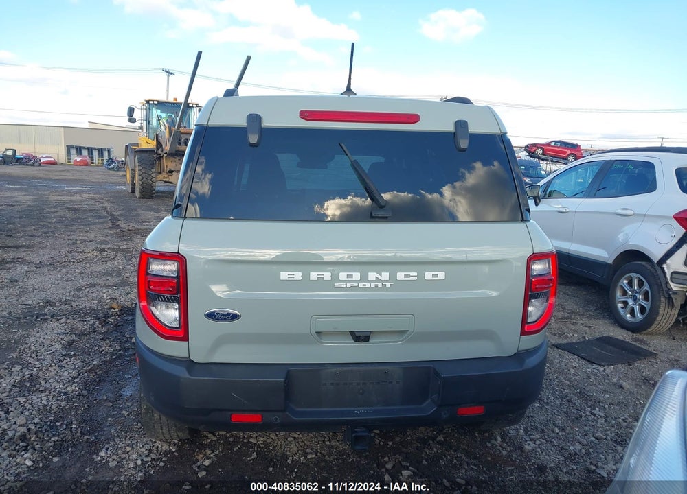 2021 FORD BRONCO SPORT BIG BEND VIN: 3FMCR9B61MRA46124