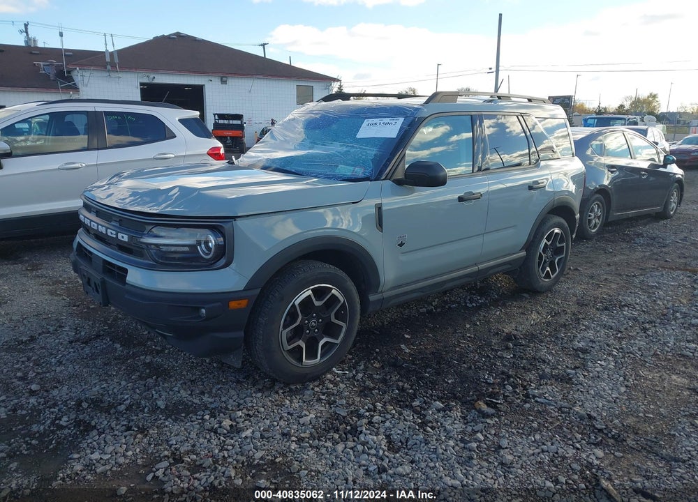 2021 FORD BRONCO SPORT BIG BEND VIN: 3FMCR9B61MRA46124