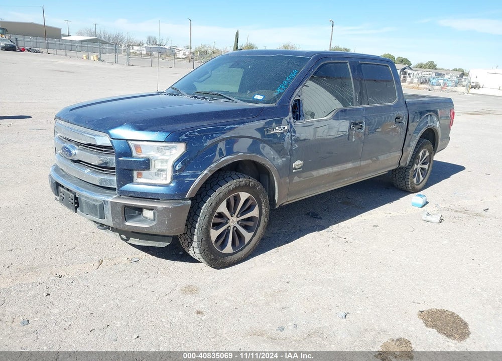 2016 FORD F-150 KING RANCH VIN: 1FTEW1EG3GFD12191