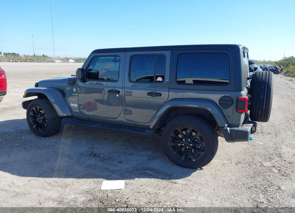 2022 JEEP WRANGLER 4XE UNLIMITED SAHARA 4X4 VIN: 1C4JJXP61NW198872