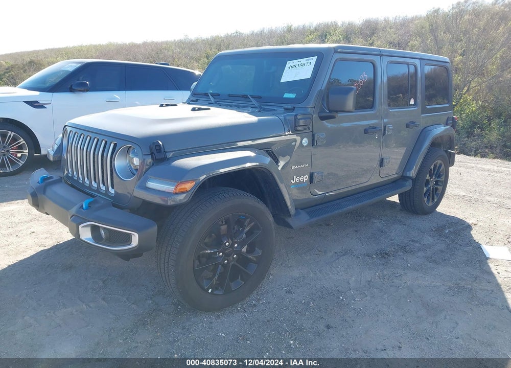 2022 JEEP WRANGLER 4XE UNLIMITED SAHARA 4X4 VIN: 1C4JJXP61NW198872