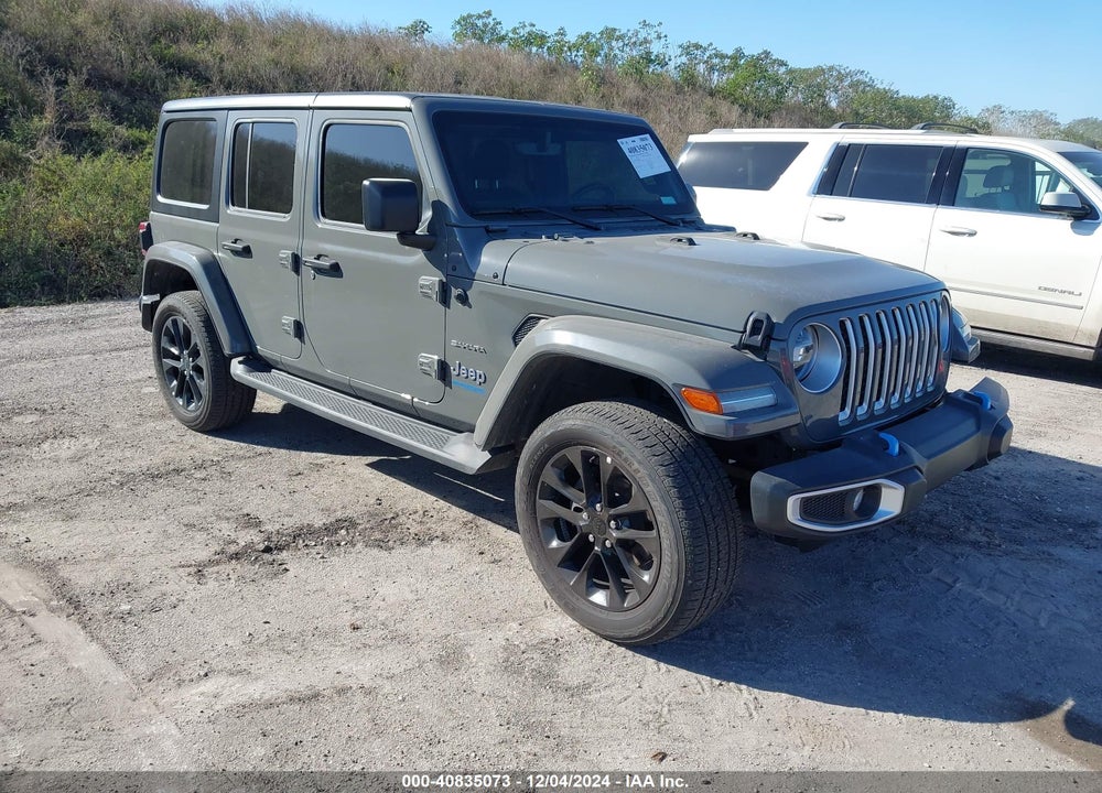 2022 JEEP WRANGLER 4XE UNLIMITED SAHARA 4X4 VIN: 1C4JJXP61NW198872