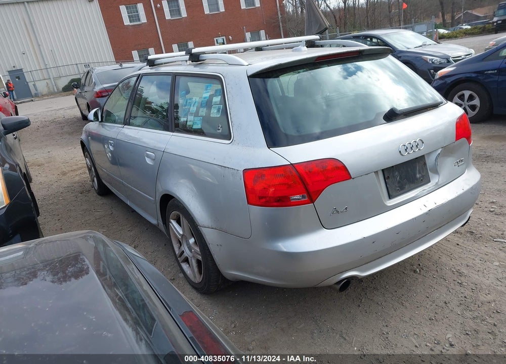 2008 AUDI A4 2.0T/2.0T AVANT SPECIAL EDITION VIN: WAUKF78E68A010826