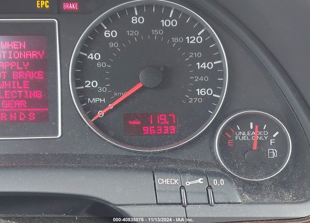 2008 AUDI A4 2.0T/2.0T AVANT SPECIAL EDITION VIN: WAUKF78E68A010826