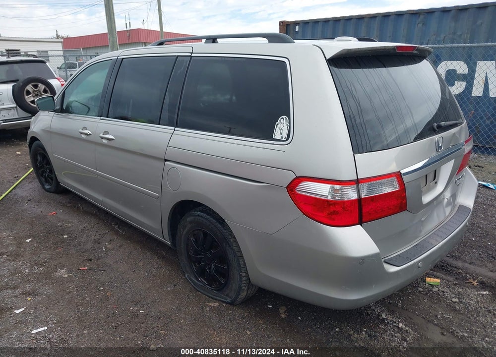 2005 HONDA ODYSSEY TOURING VIN: 5FNRL38855B040321