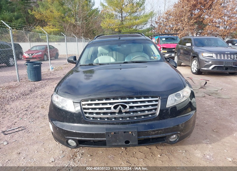 2005 INFINITI FX35 VIN: JNRAS08W05X211723