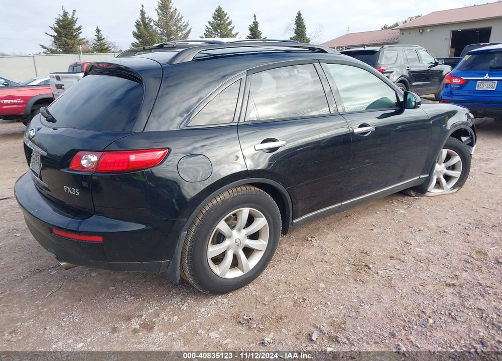 2005 INFINITI FX35 VIN: JNRAS08W05X211723