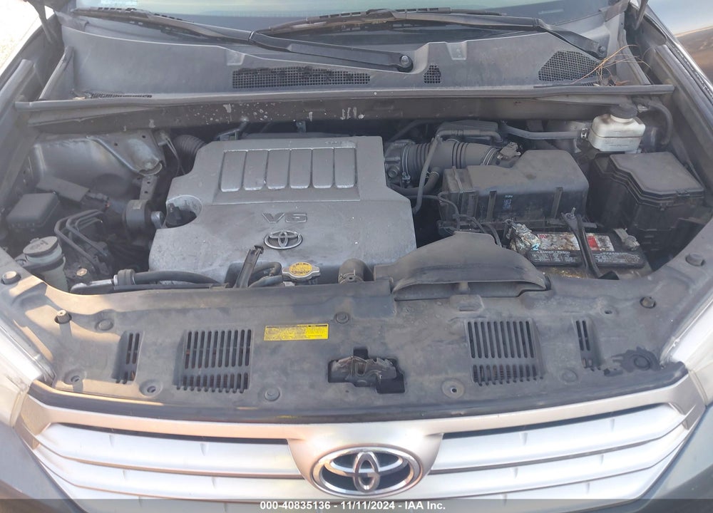 2013 TOYOTA HIGHLANDER BASE V6 VIN: 5TDZK3EH7DS135982