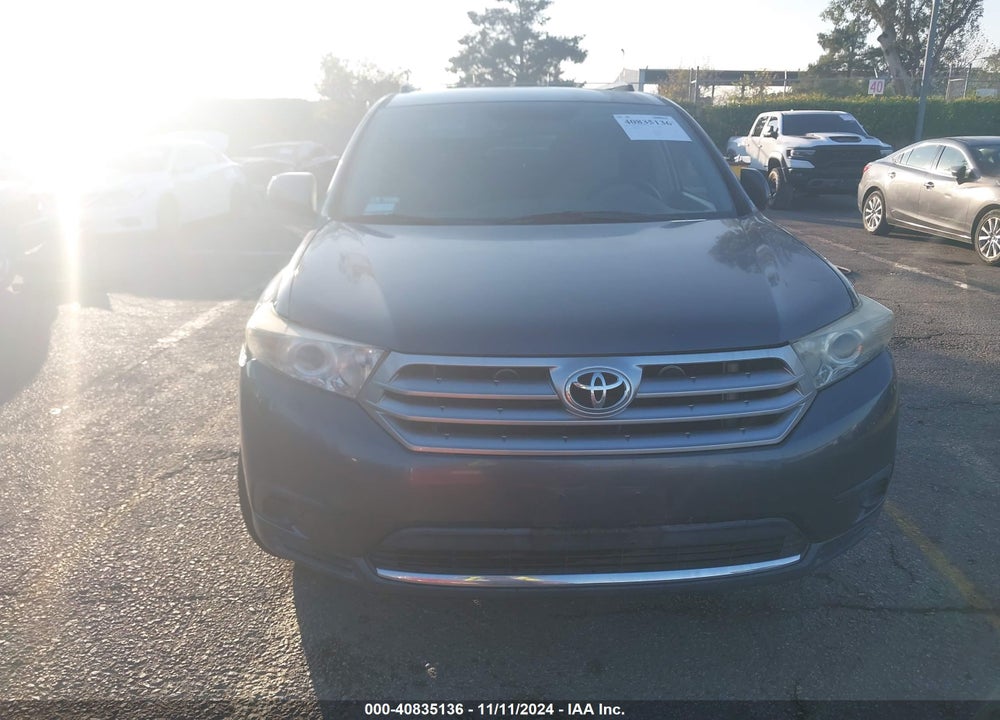 2013 TOYOTA HIGHLANDER BASE V6 VIN: 5TDZK3EH7DS135982
