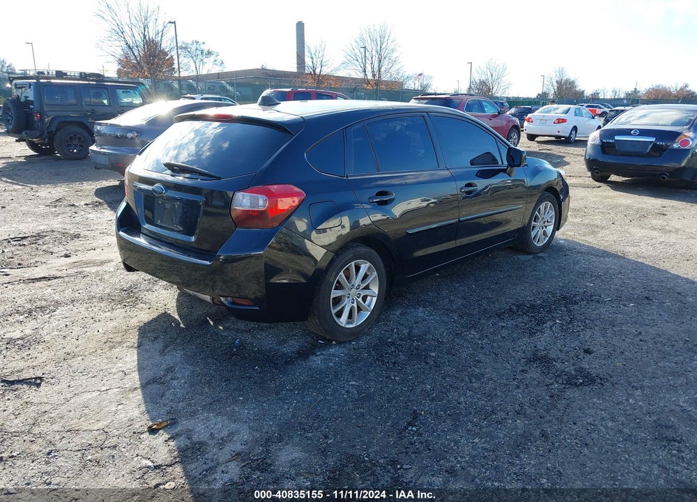 2012 SUBARU IMPREZA 2.0I PREMIUM VIN: JF1GPAC63CH242695