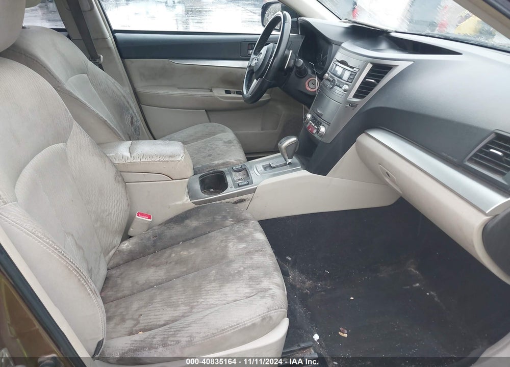 2011 SUBARU OUTBACK 2.5I PREMIUM VIN: 4S4BRBGC5B3339005
