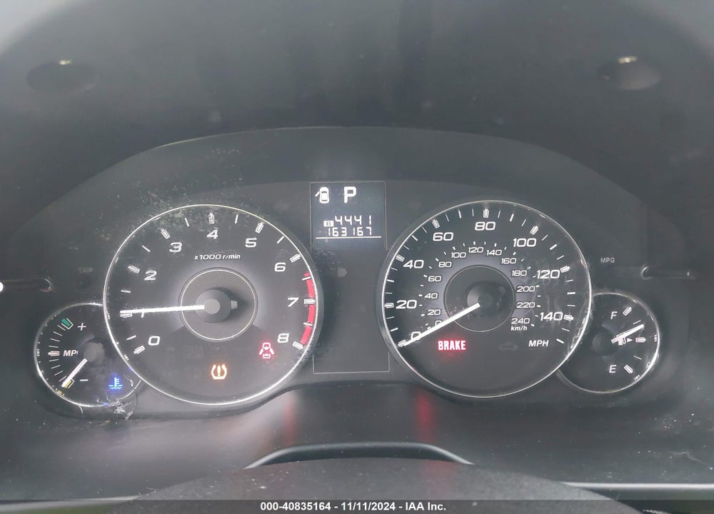 2011 SUBARU OUTBACK 2.5I PREMIUM VIN: 4S4BRBGC5B3339005