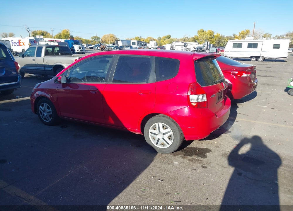 2008 HONDA FIT VIN: JHMGD37458S043101