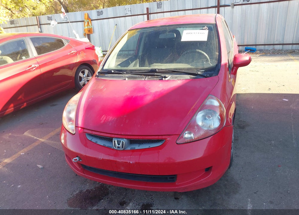 2008 HONDA FIT VIN: JHMGD37458S043101