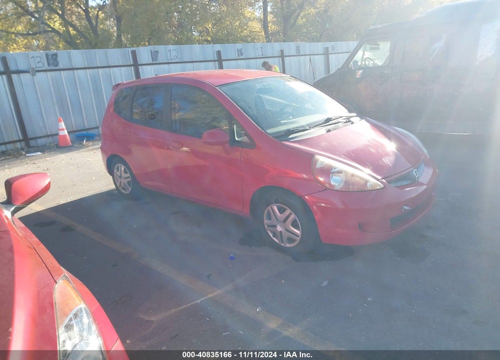2008 HONDA FIT VIN: JHMGD37458S043101