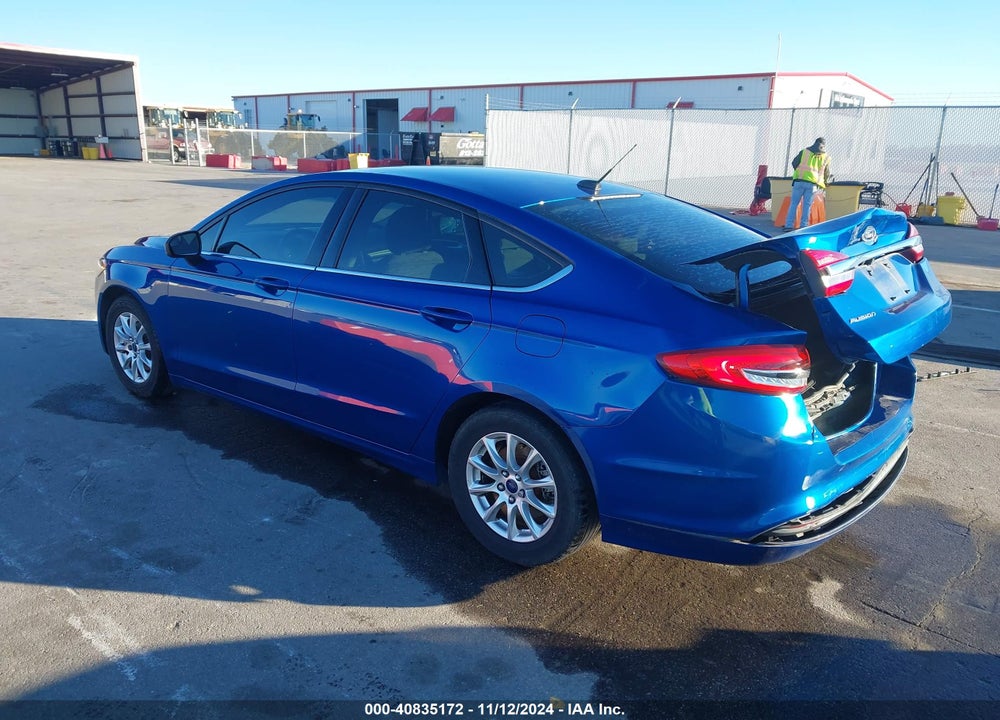 2017 FORD FUSION S VIN: 3FA6P0G77HR219337