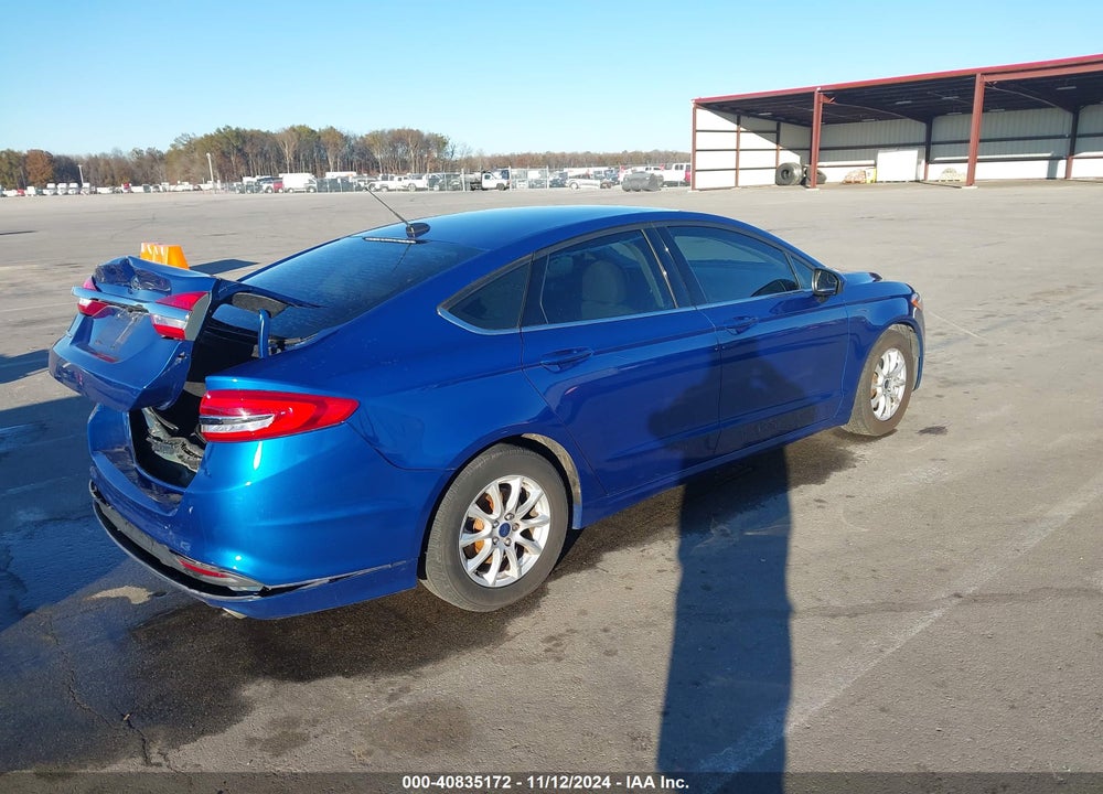 2017 FORD FUSION S VIN: 3FA6P0G77HR219337