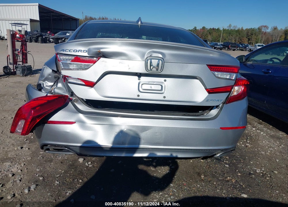 2019 HONDA ACCORD SPORT VIN: 1HGCV1F36KA160596