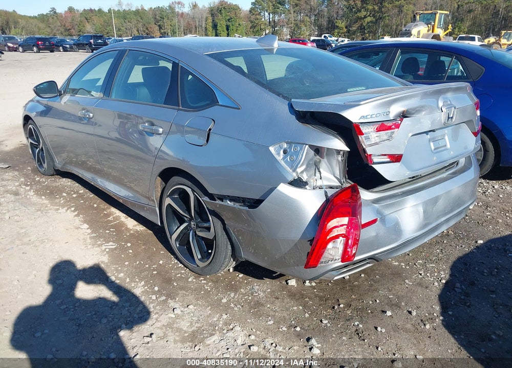 2019 HONDA ACCORD SPORT VIN: 1HGCV1F36KA160596