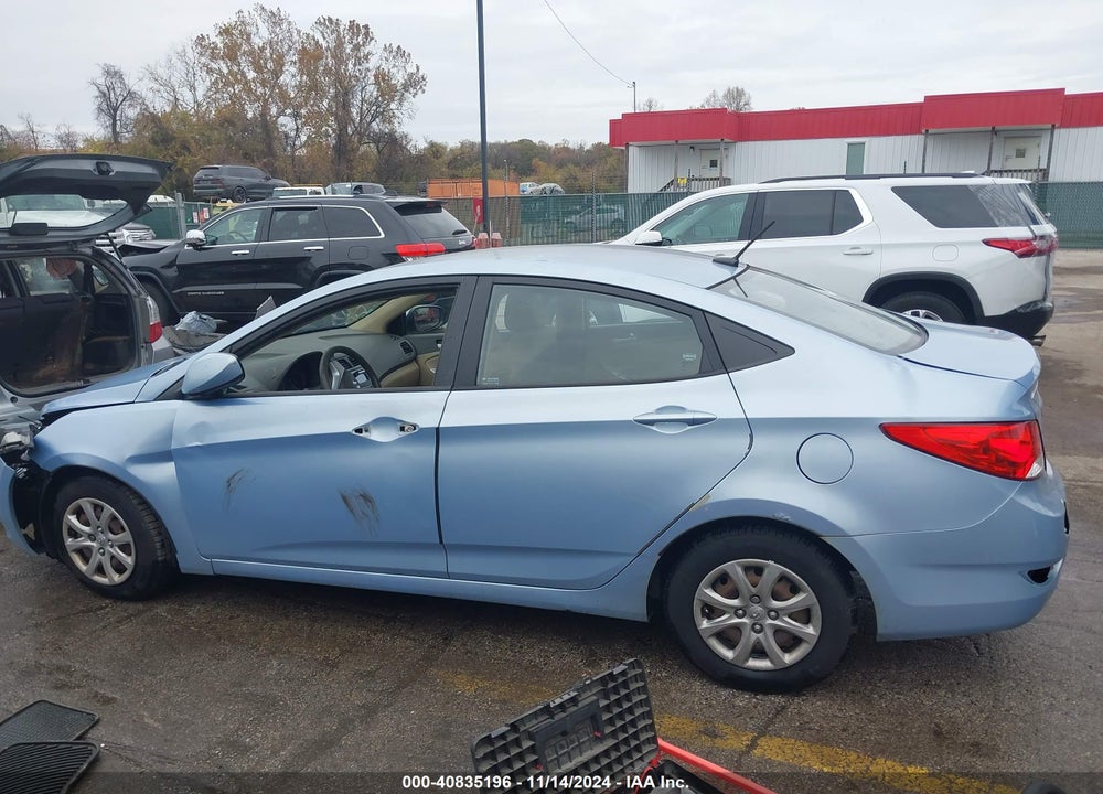 2013 HYUNDAI ACCENT GLS VIN: KMHCT4AE7DU325423