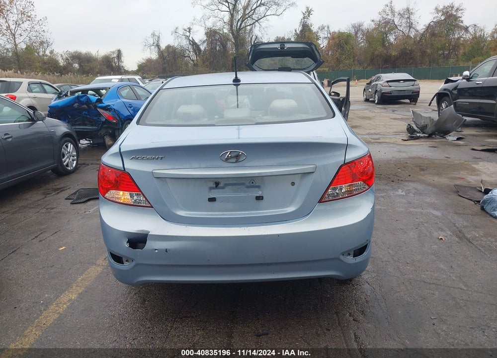 2013 HYUNDAI ACCENT GLS VIN: KMHCT4AE7DU325423