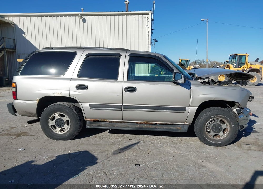 2005 CHEVROLET TAHOE LS VIN: 1GNEC13V55J132285