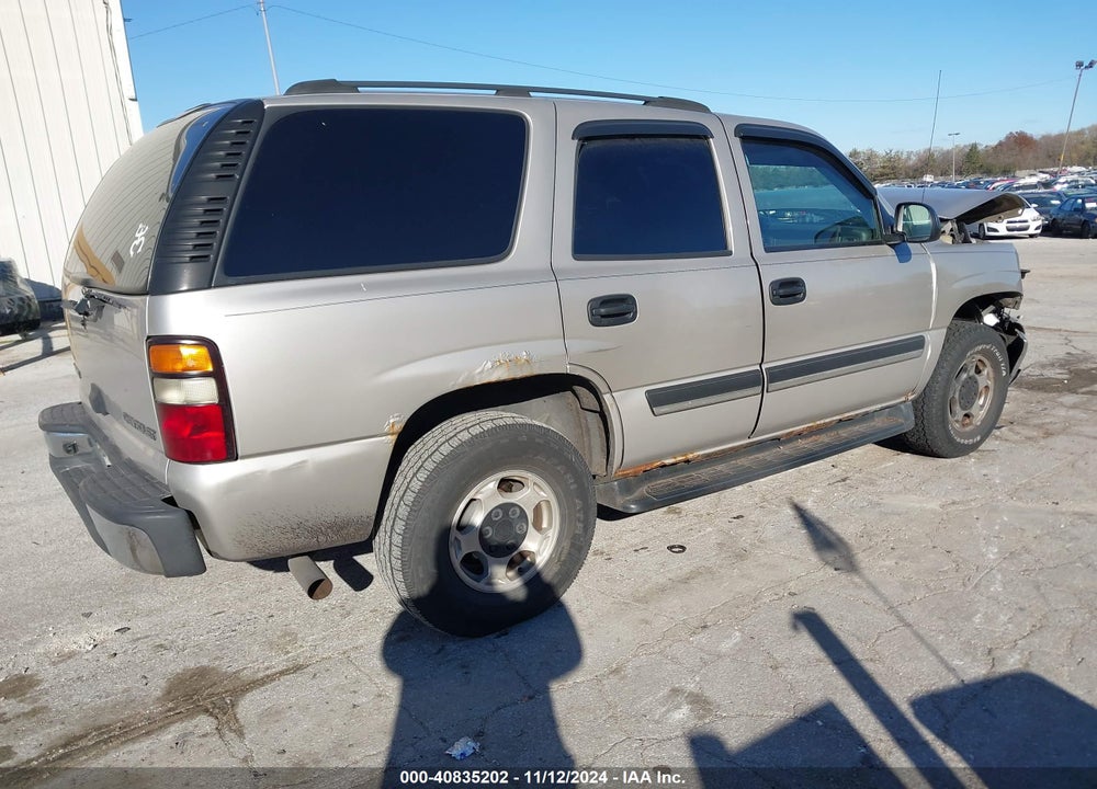 2005 CHEVROLET TAHOE LS VIN: 1GNEC13V55J132285