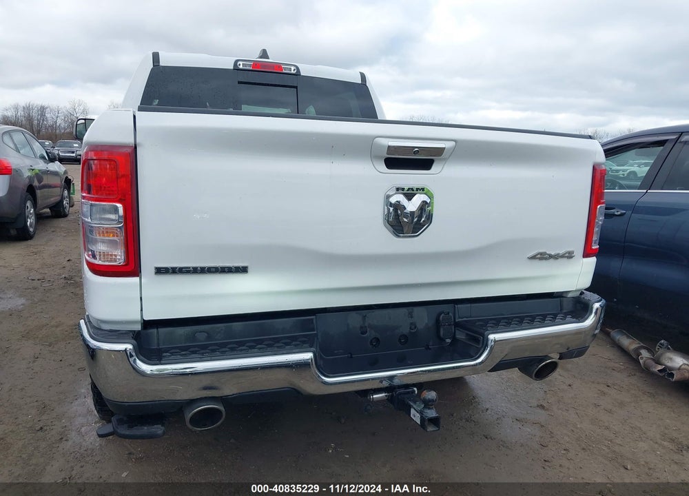 2019 RAM 1500 BIG HORN/LONE STAR 4X4 5'7 BOX VIN: 1C6SRFFT4KN913845