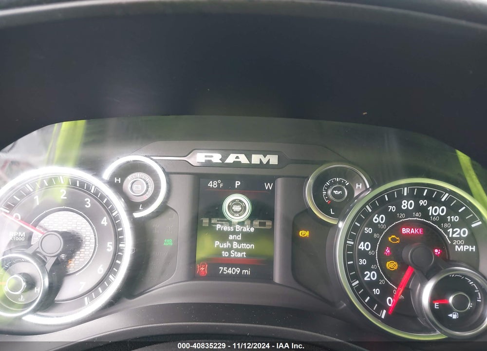 2019 RAM 1500 BIG HORN/LONE STAR 4X4 5'7 BOX VIN: 1C6SRFFT4KN913845