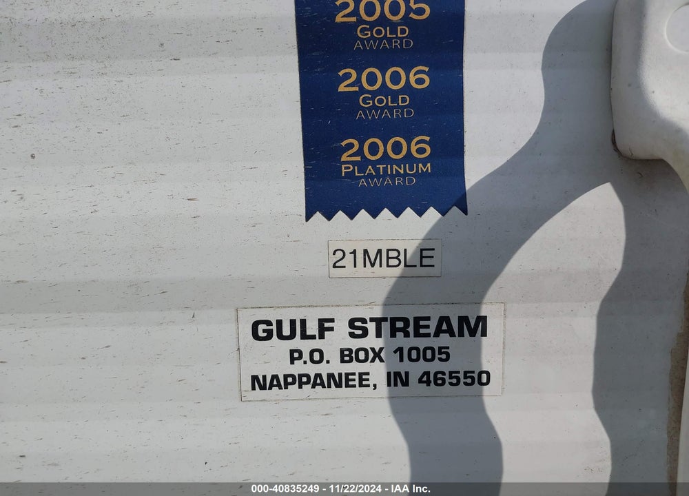 2008 GULF STREAM AMERI-LITE 21MB DL VIN: 1NL1GTJ2081092910
