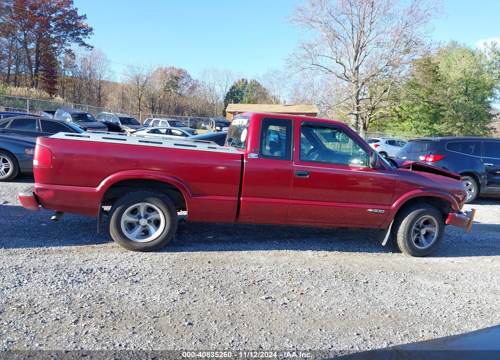 1998 CHEVROLET S-10 LS FLEETSIDE VIN: 1GCCS19X5WK166718