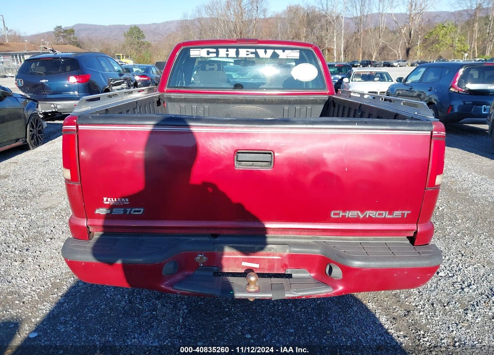 1998 CHEVROLET S-10 LS FLEETSIDE VIN: 1GCCS19X5WK166718