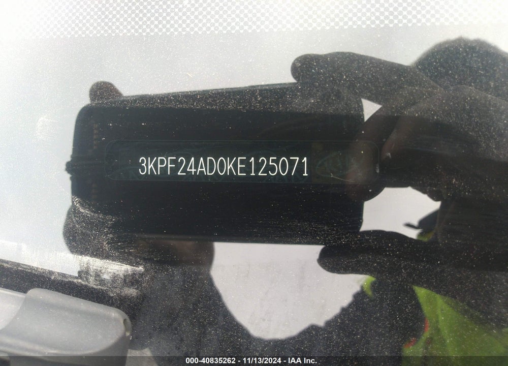 2019 KIA FORTE VIN: 3KPF24AD0KE125071