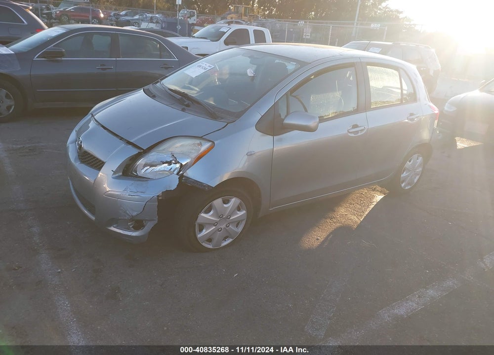2009 TOYOTA YARIS VIN: JTDKT903395229576